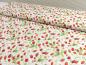 Preview: Quiltstoff mit herrlichen Walderdbeeren auf weißem Hintergung von In the Beginning Fabrics aus der Kollektion Hedgehog